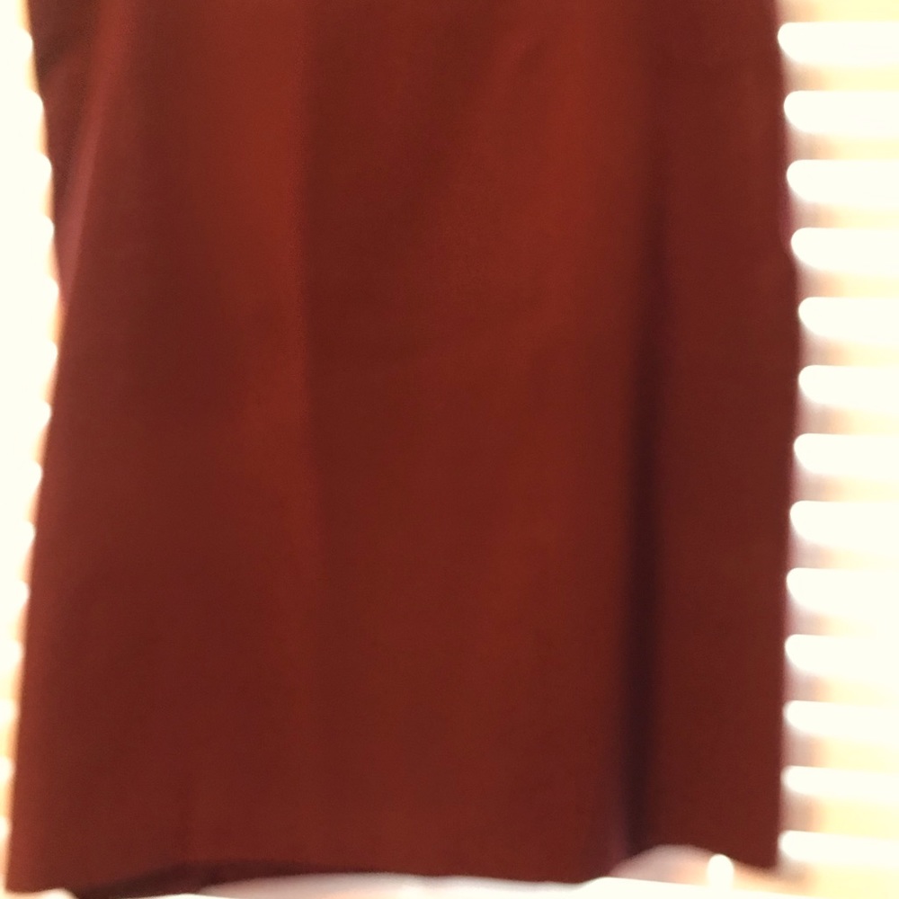 Roz and Ali women’s skirt double pleats in back.